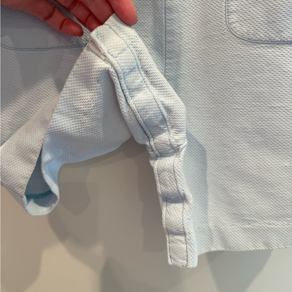 Pale Blue Toddler Overalls - Picture 4 of 5
